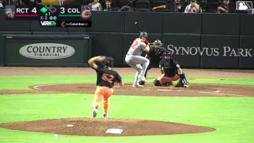Tucker Flint singles on a line drive to center fielder Dalton McIntyre. David Calabrese scores.