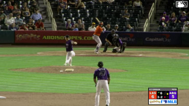 Luke Mann homers (1) on a fly ball to left center field. Justin Riemer scores.