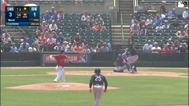 Marco Luciano homers (9) on a fly ball to left center field. J.C. Escarra scores.