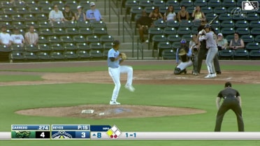 Jhon Reyes Swinging Strike to Yamvier Carrero