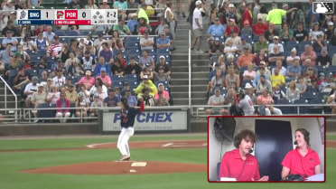 Chris Suero homers (15) on a fly ball to left center field.