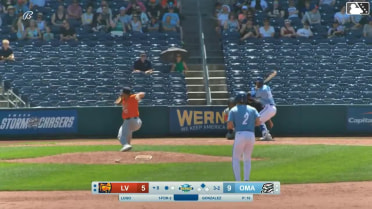 Matthew Lugo homers (3) on a fly ball to left center field. John Rave scores.