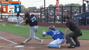 Max Williams grounds into a double play, first baseman Derlin Figueroa to shortstop Austin Charles to pitcher Emmanuel Reyes. Dillon Head out at 2nd. Max Williams out at 1st.