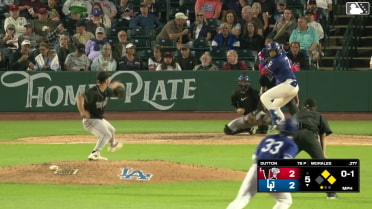 Emil Morales grounds into a double play, pitcher Samuel Dutton to second baseman Tanner Marsh to first baseman Myles Naylor. Gio Cueto out at 2nd. Emil Morales out at 1st.