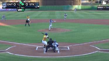 Roman Martin doubles (7) on a sharp line drive to right fielder Javier Herrera. Michael Brooks scores. Drew Burress scores.