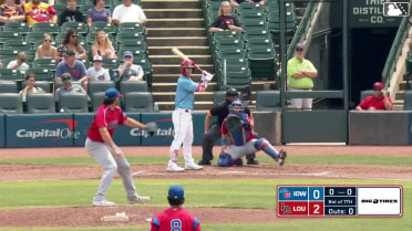 Austin Hendrick homers (4) on a fly ball to right center field. Michael Chavis scores.