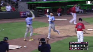 Theo Gillen's inside-the-park home run