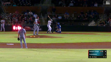 Will Bush's first Arizona Fall League homer 