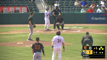 Trace Bright Ball to Jorge Burgos