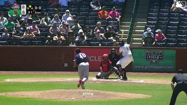 Yordany De Los Santos homers (2) on a fly ball to right field. Wyatt Sanford scores.