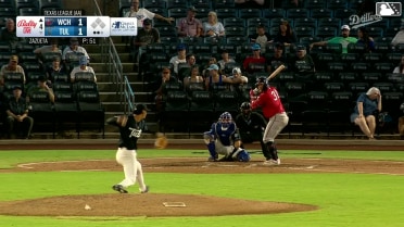 Andrew Cossetti homers (18) on a fly ball to left center field.