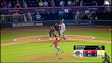 Braylon Payne singles on a ground ball to shortstop Ryan Burrowes. Matthew Wood scores. Mark Coley II to 3rd. Jheremy Vargas to 2nd.