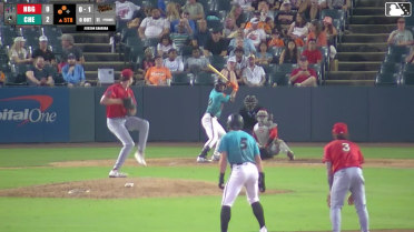 Yoel Tejeda Jr. In play, run(s) to Aron Estrada