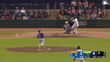Chadwick Tromp hits a ground-rule double (3) on a line drive down the left-field line. DaShawn Keirsey Jr. scores.