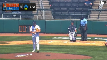 Myles Patton In play, run(s) to Edwin Amparo