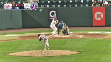 Branden Boissiere homers (9) on a fly ball to right field.