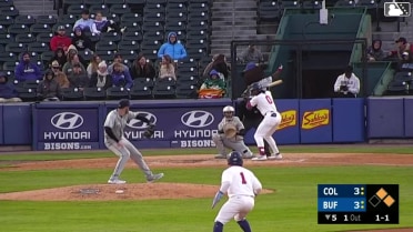 Charles McAdoo grounds into a double play, shortstop Milan Tolentino to second baseman Travis Bazzana to first baseman Dayan Frias. Josh Kasevich out at 2nd. Charles McAdoo out at 1st.