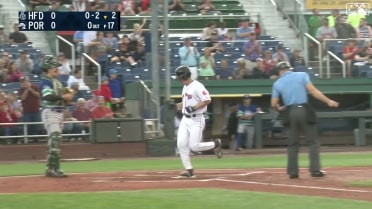 Kyle Teel drills a two-run homer to right field