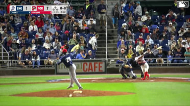 Ronald Rosario homers (16) on a fly ball to center field.