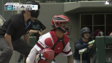Deyvison De Los Santos homers (6) on a fly ball to left field.