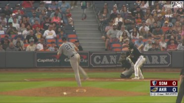 Matt Sauer fans fifth and final batter in Double-A