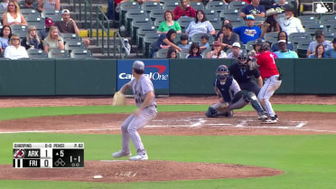 Connor Charping homers (2) on a fly ball to left center field.