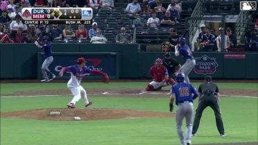 Jurrangelo Cijntje In play, run(s) to Homer Bush Jr.