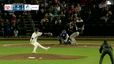 Ryan Jackson singles on a ground ball to right fielder Josue De Paula. Leandro Cedeño scores. Albert Fabian to 2nd.