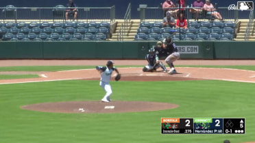 Elieser Hernández In play, run(s) to Christian Encarnacion-Strand