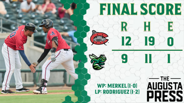 Mudcats Hang 19 Hits On Augusta In First Half Home Finale