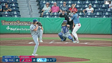 Will Gasparino homers (2) on a fly ball to left center field.