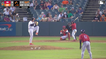 Seth Stephenson out on a sacrifice fly to center fielder Douglas Hodo III. Viandel Pena scores.