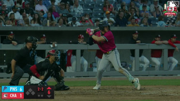 Gage Miller homers (4) on a fly ball to left field.