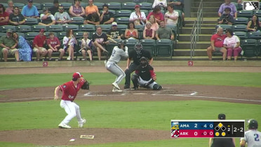 Trent Youngblood singles on a sharp line drive to right fielder Jared Sundstrom. Jean Walters scores.