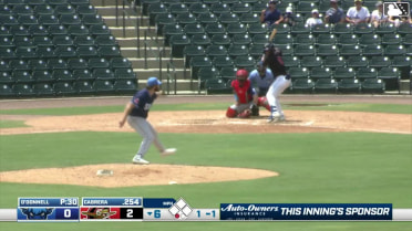 Roni Cabrera homers (7) on a line drive to left field.