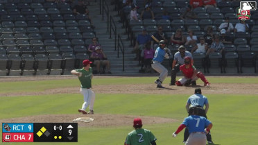 Anthony Scull homers (5) on a line drive to right field. Eddie Micheletti Jr. scores. Juan Flores scores.