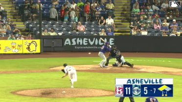 Yonatan Henriquez homers (7) on a fly ball to right center field. Trey Snyder scores. John Smith III scores.