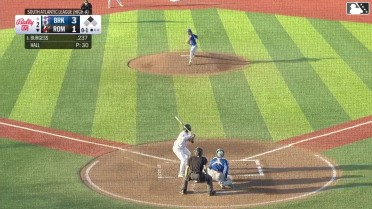 Noah Hall In play, run(s) to Colin Burgess