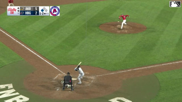 Christian Knapczyk singles on a line drive to center fielder Johnathon Thomas. Juan Benjamin scores.