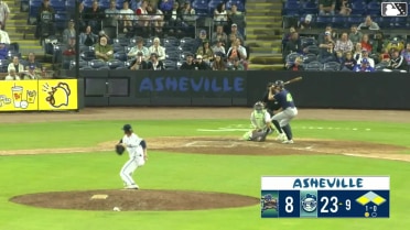 Chandler Pollard singles on a ground ball to center fielder Justin Thomas Jr. Yeison Morrobel scores. Antonis Macias to 3rd.