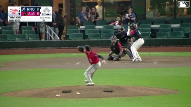 Pablo Reyes homers (10) on a fly ball to right field.