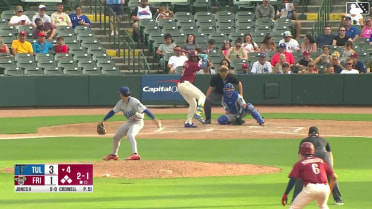 Keith Jones II grounds out, second baseman Taylor Young to first baseman Chris Newell. Malcolm Moore scores. Yeison Morrobel to 3rd. Max Wagner to 2nd.