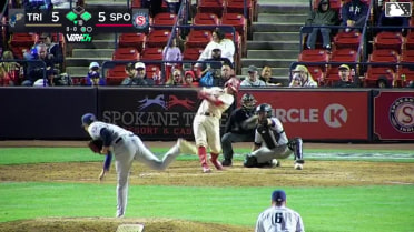 Jack O'Dowd lines into a double play, center fielder Capri Ortiz to catcher Alberto Rios. Tevin Tucker out at home.
