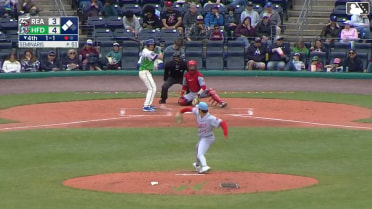 Conner Capel out on a sacrifice fly to right fielder Raylin Heredia. Bryant Betancourt scores. Cole Messina to 3rd.