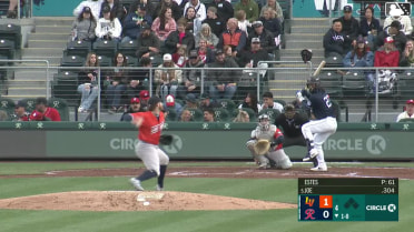 Connor Joe homers (2) on a fly ball to left center field.