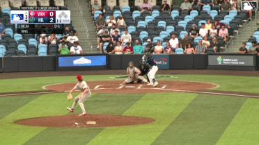 José Mejía homers (2) on a fly ball to left center field.