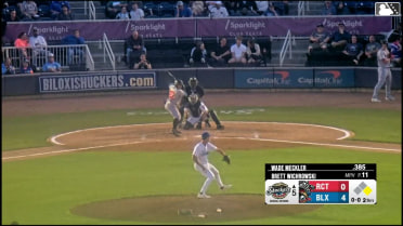 Gustavo Campero homers (3) on a fly ball to right center field. Wade Meckler scores.