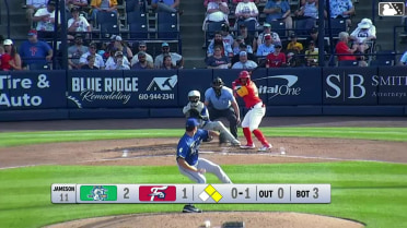 Pedro León homers (2) on a fly ball to left field. Jordan Dissin scores. Bryan Rincon scores.