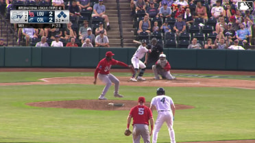 Juan Brito grounds into a double play, first baseman P.J. Higgins to catcher Will Banfield to first baseman P.J. Higgins. Milan Tolentino out at home. Juan Brito out at 1st.