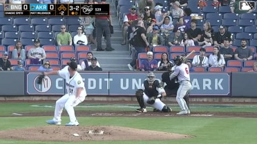 D'Andre Smith triples (2) on a sharp line drive to center fielder Nick Mitchell.